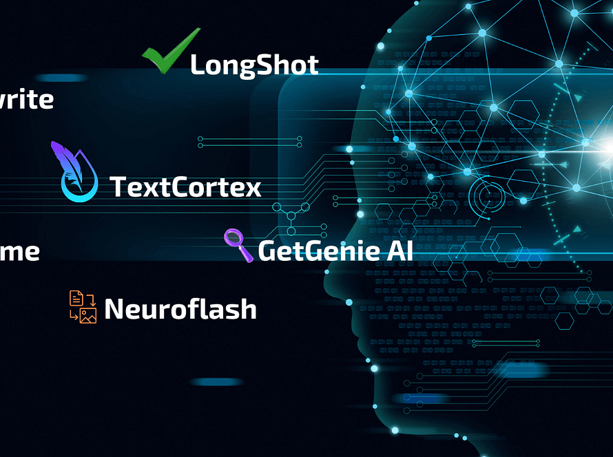 Banner graphic depicting a digital brain intertwined with gears and circuits, symbolizing the fusion of AI and content creation technologies.